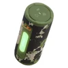 JBL Grip portable Bluetooth speaker in Squad, ambient light switched on