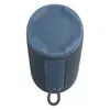 JBL Grip portable Bluetooth speaker in Blue, underside view with rope loop