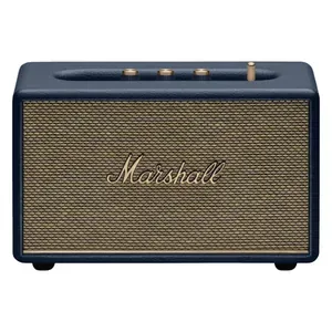 Marshall Acton III Bluetooth home speaker in Midnight Blue, front view