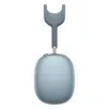 Apple AirPods Max (USB-C) in Blue, side view of one ear cup and the headband arm