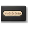 Marshall Acton IV Bluetooth home speaker in Black, top panel with brass knobs, M-button and power switch
