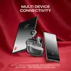 boAt Airdopes Prime 701 ANC true wireless earbuds in Obsidian Grey, multipoint connection to a tablet and a phone
