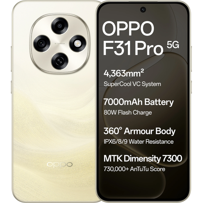 Oppo F31 Pro 5G, 8/256, Desert Gold