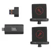JBL EasySing Mics wireless karaoke microphones in Black, AI dongle, USB to USB-C adaptor and two microphone holders
