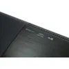 Sennheiser Ambeo Soundbar Max 5.1.4 Dolby Atmos soundbar in Black, close-up of the brushed aluminium top with format logos