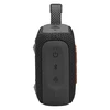 JBL Go 4 portable Bluetooth speaker in Black, side panel with Power, Bluetooth and Auracast buttons