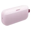 Bose SoundLink Flex (2nd Gen) portable Bluetooth speaker in Petal Pink, angled front view with the USB-C port on the side