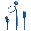 JBL Tune 310C USB-C earphones in Blue, earbuds with the remote and USB-C plug