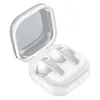 Samsung Galaxy Buds 4 Pro noise cancelling earbuds in White, open charging case, angled view