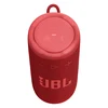 JBL Grip portable Bluetooth speaker in Red, top with Power, Auracast and Bluetooth buttons