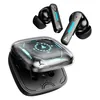 boAt Immortal Airspeed Pro noise cancelling gaming earbuds in Black Sabre, earbuds with the open see-through charging case