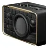 JBL Authentics 200 smart home speaker in Black, cutaway showing tweeters, woofer and passive radiator