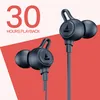 boAt Rockerz Strive wireless neckband earphones in Bold Blue, earbud close-up, 30 hours playback