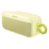 Bose SoundLink Plus portable Bluetooth speaker in Citrus Yellow, angled view from the right with the rope loop