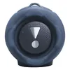 JBL Xtreme 5 portable Bluetooth speaker in Blue, end view