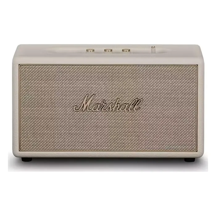 Marshall Stanmore IV Bluetooth home speaker in Cream, front view