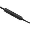 Beats Flex wireless neckband earphones in Beats Black, close-up of the control module