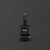 Marshall Major IV wireless on-ear headphones in Black, standing upright on one ear cup