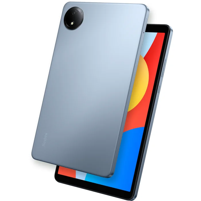 Redmi Pad SE 4G 8.7-inch in Ocean Blue, back and front upright