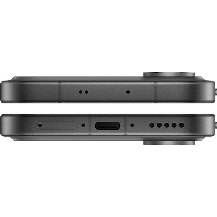 Vivo V80 5G in Stellar Black, top and bottom edges