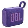 JBL Go 4 portable Bluetooth speaker in Purple, angled front view