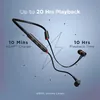 boAt Rockerz 245 Pro wireless neckband earphones in Fusion Black, feature card: 20-hour playback and 10-minute ASAP Charge
