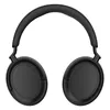 Sennheiser Accentum Plus Wireless noise cancelling headphones in Black, front view with the headband