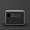 Marshall Woburn III Bluetooth home speaker in Cream, back view with HDMI and RCA inputs