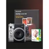 Fujifilm Instax Mini 99 Premium Edition Pack, Silver, Premium Edition Pack box with the camera and a twin film pack