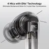 boAt Airdopes 111v2 true wireless earbuds in Classic Black, earbud cutaway showing the 4 mics with ENx