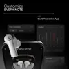 boAt Nirvana Crystl true wireless earbuds in White Lustre, noise cancelling and equaliser settings in the boAt Hearables app