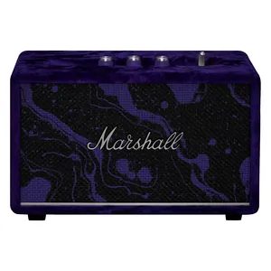 Marshall Acton III Hendrix Edition Bluetooth home speaker in Purple and Black, front view