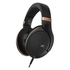 Sennheiser HD 505 open-back headphones in Copper, angled view with the cable