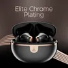 boAt Airdopes 161 ANC Elite true wireless earbuds in Black, open charging case with the chrome-plated Elite finish