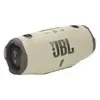 JBL Charge 6 portable Bluetooth speaker in Sand, angled front view