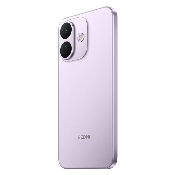 Redmi Note 17 Pro 5G in Purple Vibe, back at an angle