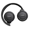 JBL Tune 520BT wireless on-ear headphones in Black, ear cups folded flat