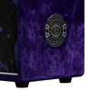 Marshall Acton III Hendrix Edition Bluetooth home speaker in Purple and Black, side panel with the all-seeing eye badge