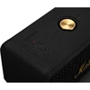 Marshall Emberton II portable Bluetooth speaker in Black and Brass, close-up of the brass control knob and Bluetooth button