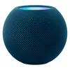 Apple HomePod mini smart speaker in Blue, front view