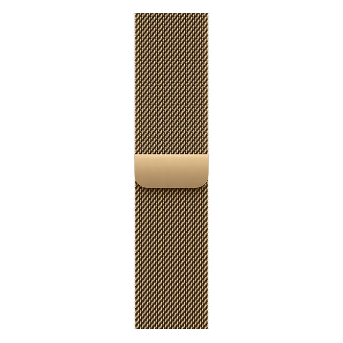 Radiant Gold Milanese Loop for Apple Watch, shown on its own