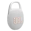 JBL Clip 5 portable Bluetooth speaker in White, front view