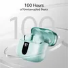 boAt Airdopes 181 Pro true wireless earbuds in Frosted Mint, earbuds and case, up to 100 hours playback