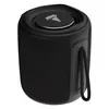 boAt Stone 358 portable Bluetooth speaker in Black, angled view showing the top cap and carry strap