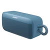 Bose SoundLink Plus portable Bluetooth speaker in Blue Dusk, angled view from the right with the rope loop