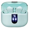 boAt Airdopes 181 Pro true wireless earbuds in Frosted Mint, earbuds in the open charging case with the digital battery display