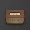 Marshall Woburn III Bluetooth home speaker in Brown, angled top view