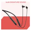 boAt Rockerz Strive wireless neckband earphones in Onyx Black, neckband side view, boAt Signature Sound