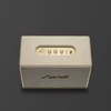 Marshall Woburn III Bluetooth home speaker in Cream, angled top view