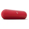 Beats Pill portable Bluetooth speaker in Statement Red, angled view